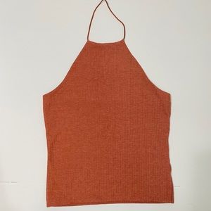 Ribbed Halter Top XS